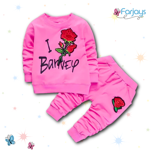 Rose Winter Fleece Suit